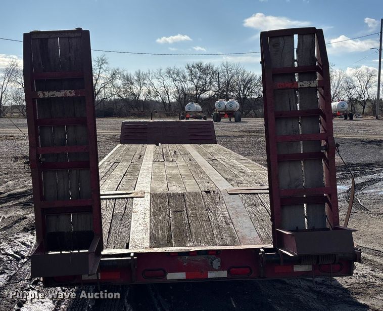 image for item FG1654 2008 Kaufman Semi-Trailer drop deck equipment trailer