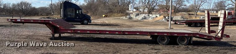 image for item FG1654 2008 Kaufman Semi-Trailer drop deck equipment trailer