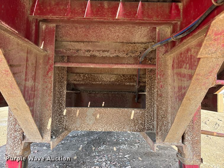 image for item FG1654 2008 Kaufman Semi-Trailer drop deck equipment trailer