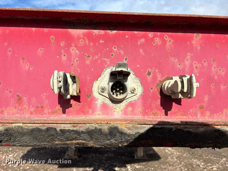 image for item FG1654 2008 Kaufman Semi-Trailer drop deck equipment trailer