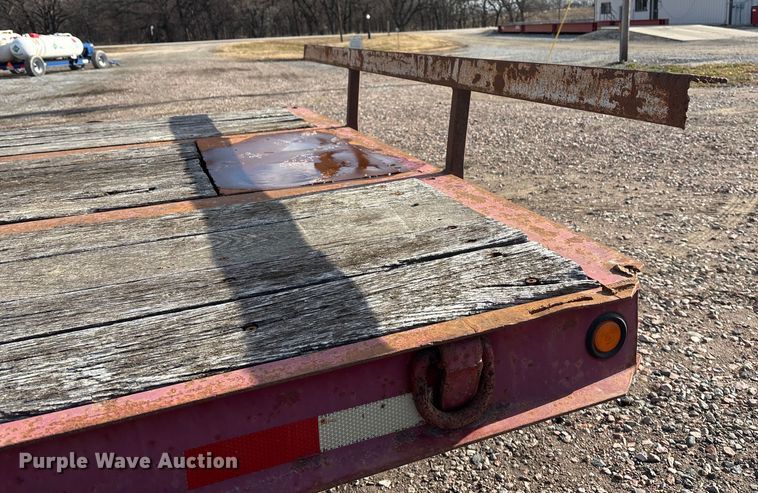 image for item FG1654 2008 Kaufman Semi-Trailer drop deck equipment trailer