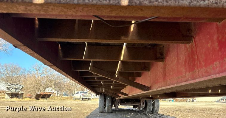 image for item FG1654 2008 Kaufman Semi-Trailer drop deck equipment trailer
