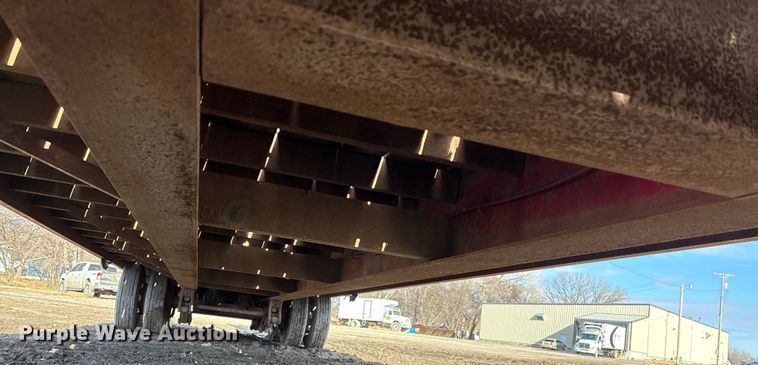 image for item FG1654 2008 Kaufman Semi-Trailer drop deck equipment trailer