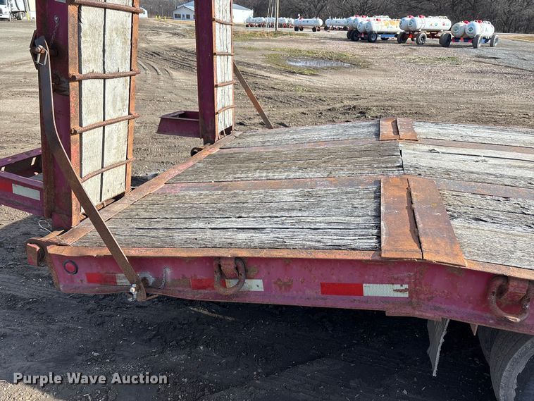 image for item FG1654 2008 Kaufman Semi-Trailer drop deck equipment trailer