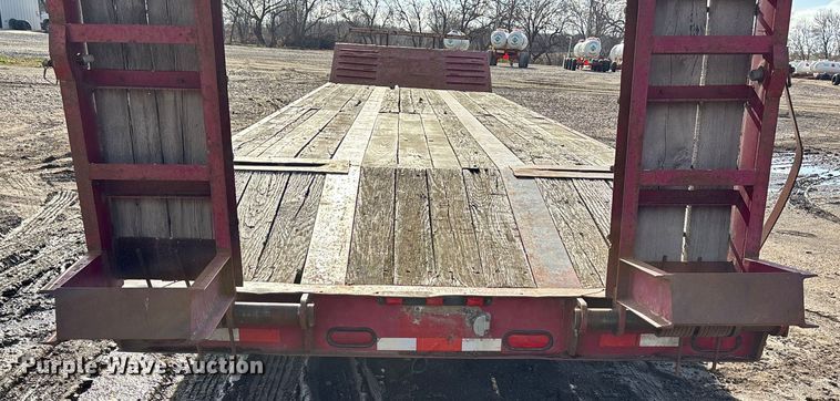 image for item FG1654 2008 Kaufman Semi-Trailer drop deck equipment trailer