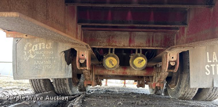 image for item FG1654 2008 Kaufman Semi-Trailer drop deck equipment trailer