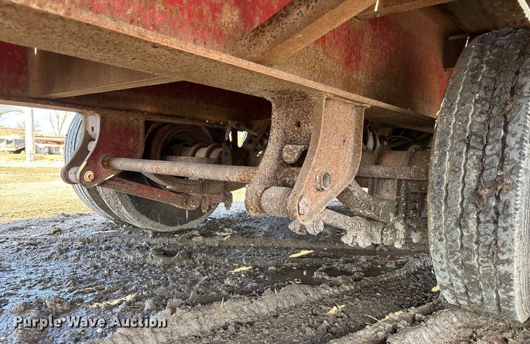 image for item FG1654 2008 Kaufman Semi-Trailer drop deck equipment trailer