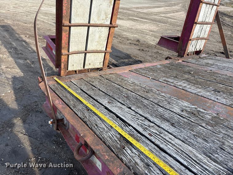 image for item FG1654 2008 Kaufman Semi-Trailer drop deck equipment trailer