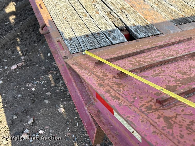 image for item FG1654 2008 Kaufman Semi-Trailer drop deck equipment trailer