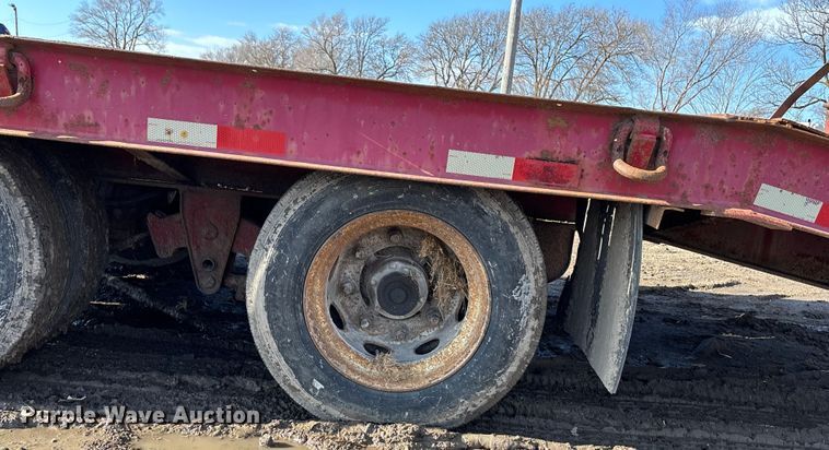 image for item FG1654 2008 Kaufman Semi-Trailer drop deck equipment trailer