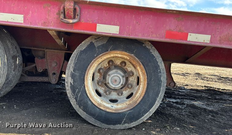image for item FG1654 2008 Kaufman Semi-Trailer drop deck equipment trailer