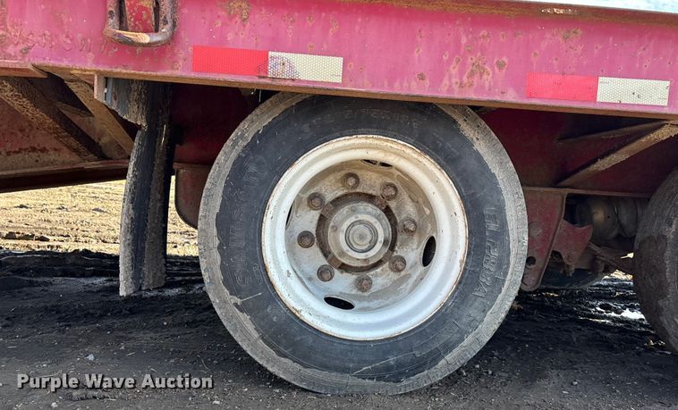 image for item FG1654 2008 Kaufman Semi-Trailer drop deck equipment trailer