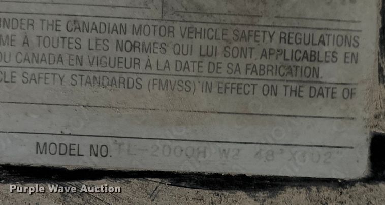 image for item FG1745 2006 Transcraft TL2000-H flatbed trailer