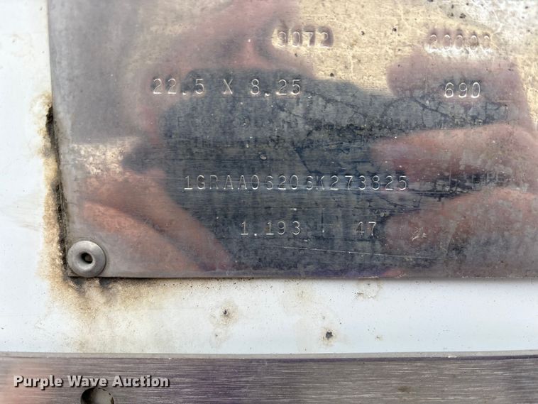 image for item FK1050 2006 Great Dane Trailers 7411TP-SA dry van trailer