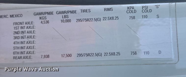 image for item YA1092 2017 Freightliner Business Class M2 box truck