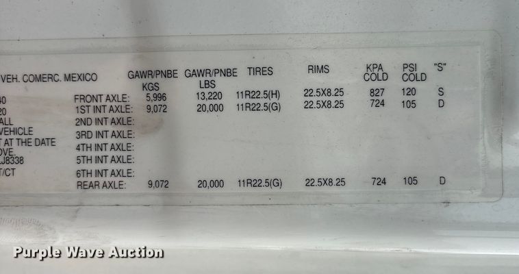 image for item YA1476 2020 Freightliner Cascadia semi truck