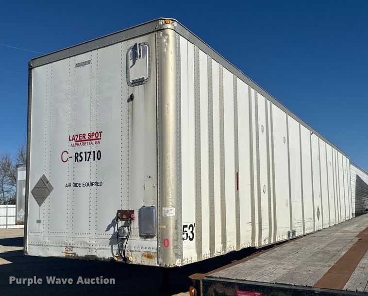 image for item YA1517 1995 Wabash dry van trailer