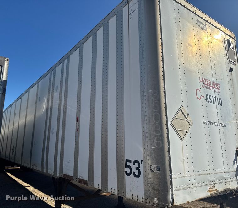 image for item YA1517 1995 Wabash dry van trailer