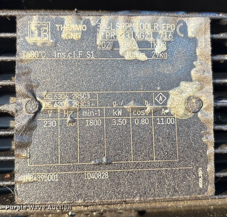 image for item YA1614 2022 Utility VS2RA refrigerated van trailer