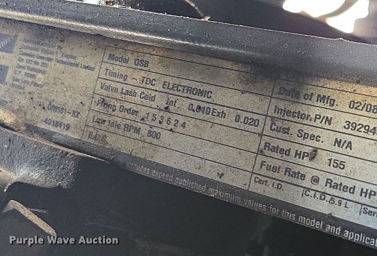 image for item YA1698 2004 Capacity TJ5000 yard truck