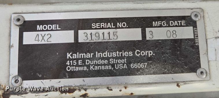 image for item YA1702 2008 Kalmar Ottawa yard truck