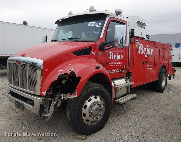 image for item YA1880 2023 Peterbilt 200 utility / service truck