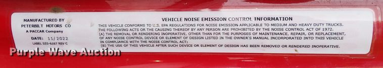 image for item YA1880 2023 Peterbilt 200 utility / service truck