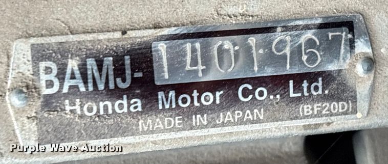 image for item EG8329 2007 Honda outboard boat motor