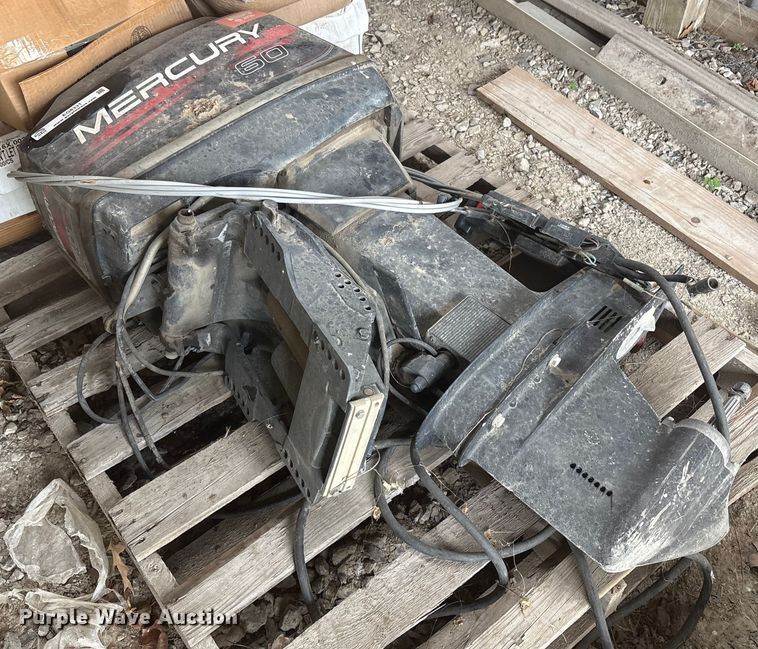 image for item EG8331 1997 Mercury 60 ELPTO outboard boat motor