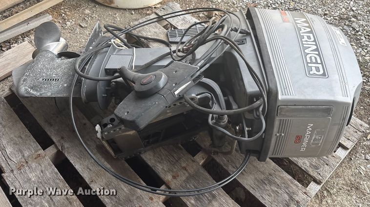 image for item EG8332 1994 Mariner 50 outboard boat motor