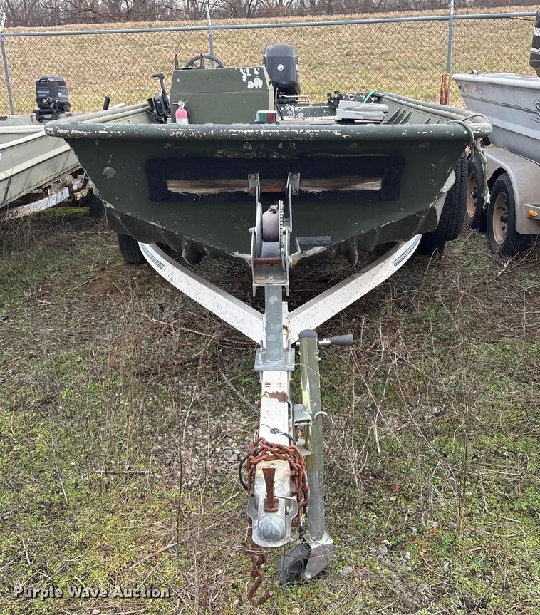 image for item EG8333 1983 Polar Kraft 17' Aluminum Boat