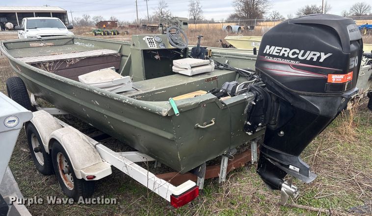 image for item EG8333 1983 Polar Kraft 17' Aluminum Boat