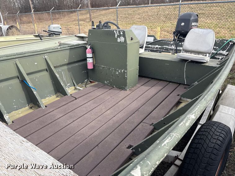 image for item EG8333 1983 Polar Kraft 17' Aluminum Boat