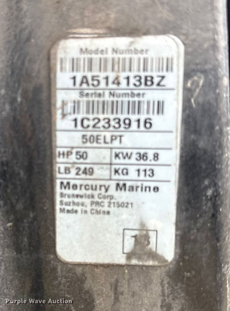 image for item EG8333 1983 Polar Kraft 17' Aluminum Boat