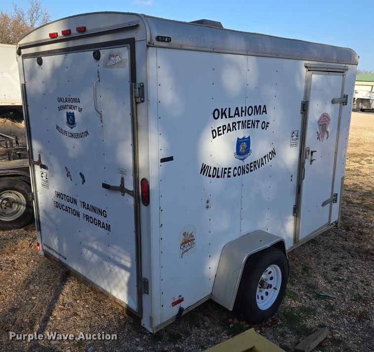 image for item ET1096 2007 Forrest River enclosed cargo trailer