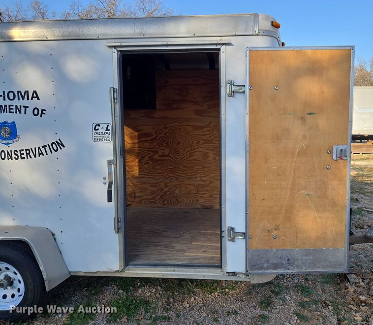 image for item ET1096 2007 Forrest River enclosed cargo trailer