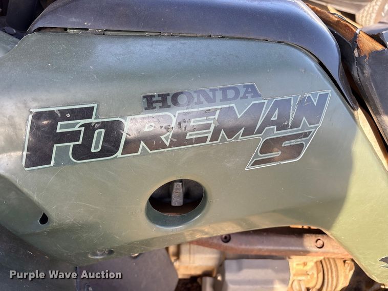 image for item ET7467 2003 Honda Foreman TRX450FM ATV