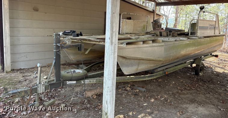 image for item ET7479 1992 Sundancer pontoon boat