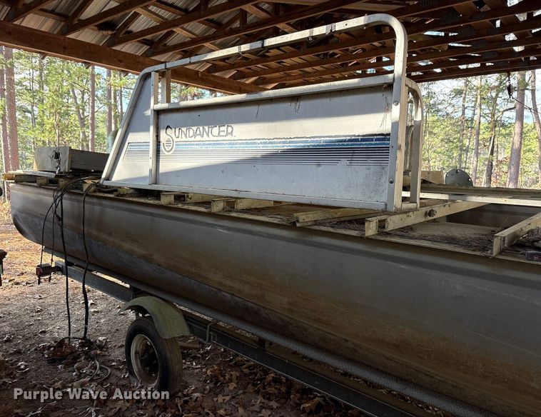 image for item ET7479 1992 Sundancer pontoon boat