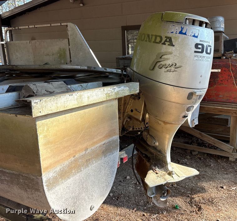 image for item ET7479 1992 Sundancer pontoon boat