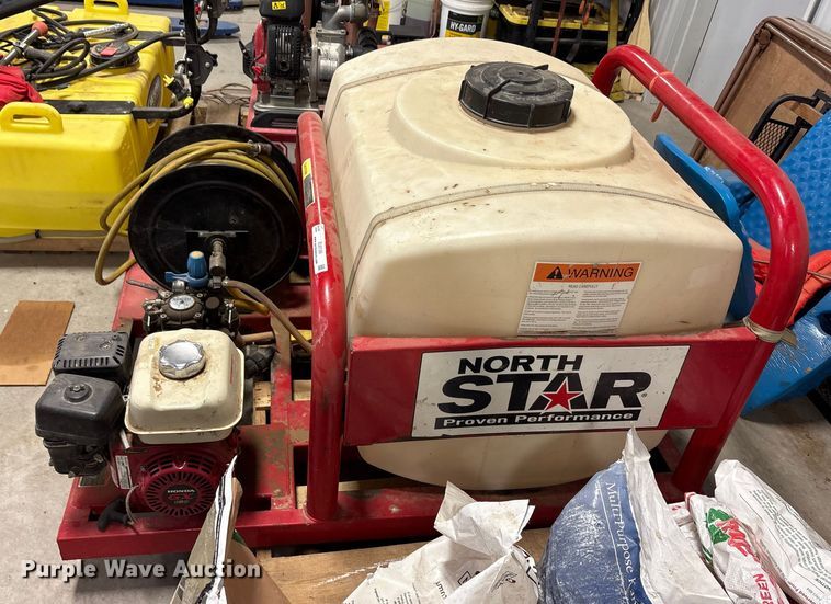 image for item EU0189 Northstar 100 gallon skid sprayer