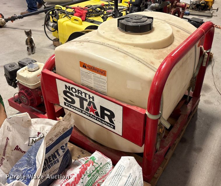 image for item EU0189 Northstar 100 gallon skid sprayer