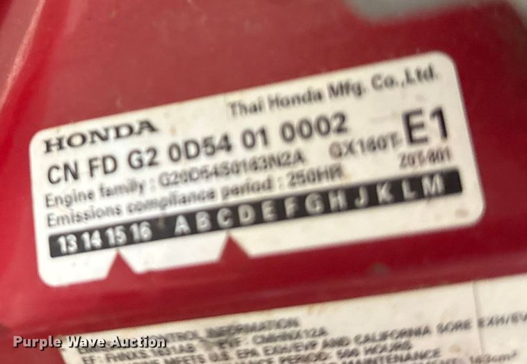 image for item EU0189 Northstar 100 gallon skid sprayer