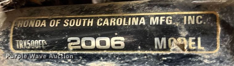 image for item EV2594 2006 Honda Foreman ES ATV