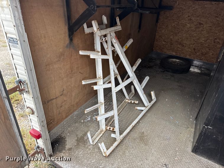 image for item DO2386 1993 Play-Mor enclosed cargo trailer