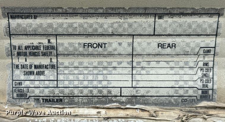 image for item DO2386 1993 Play-Mor enclosed cargo trailer