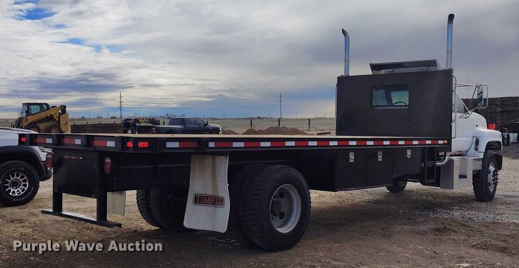 image for item DT0828 1995 Chevrolet Kodiak C6500 flatbed truck
