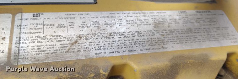 image for item DT0828 1995 Chevrolet Kodiak C6500 flatbed truck