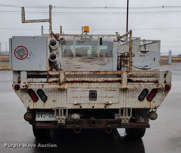 image for item DT0845 2009 Ford F350 Super Duty XL utility bed pickup truck