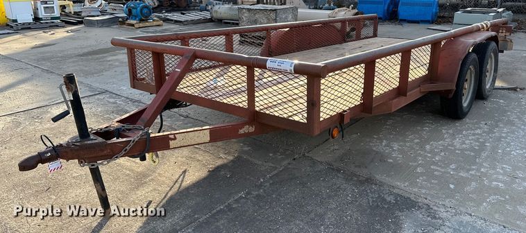 image for item DT6573 2007 C&M utility trailer